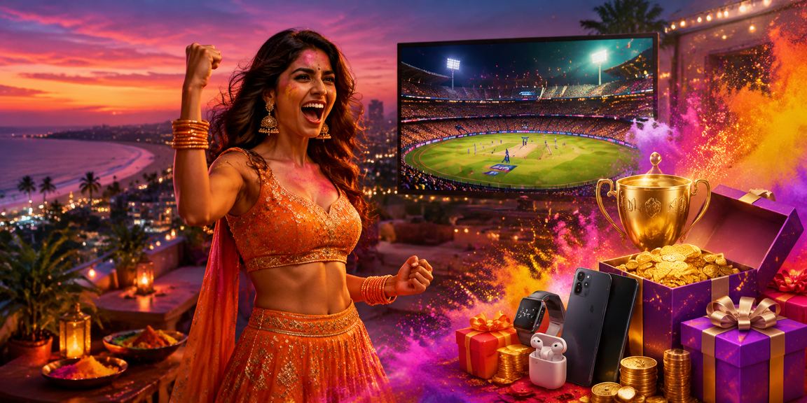 Holi festival celebration with cricket betting in Goa