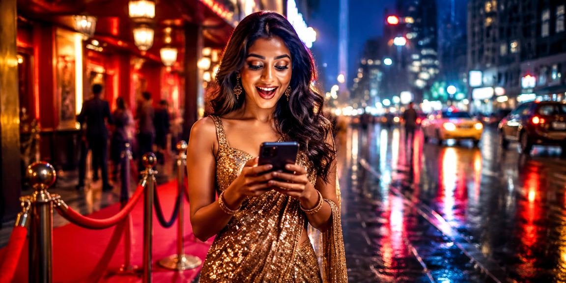 Vibrant Mumbai Bandra mobile casino night view